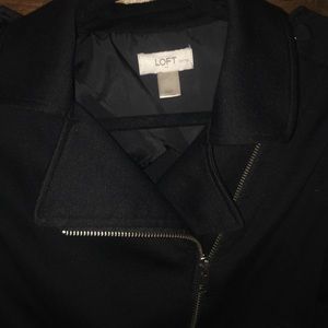 Loft -waist length, soft black jacket! Worn once